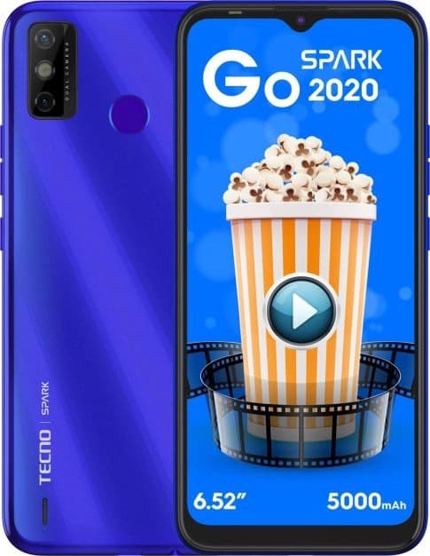 Smartphone TECNO Spark GO - 6.6'' - 32GO/2GO -13Mp/8Mp - 4G - lecteur d'empreinte - 12 mois garantie