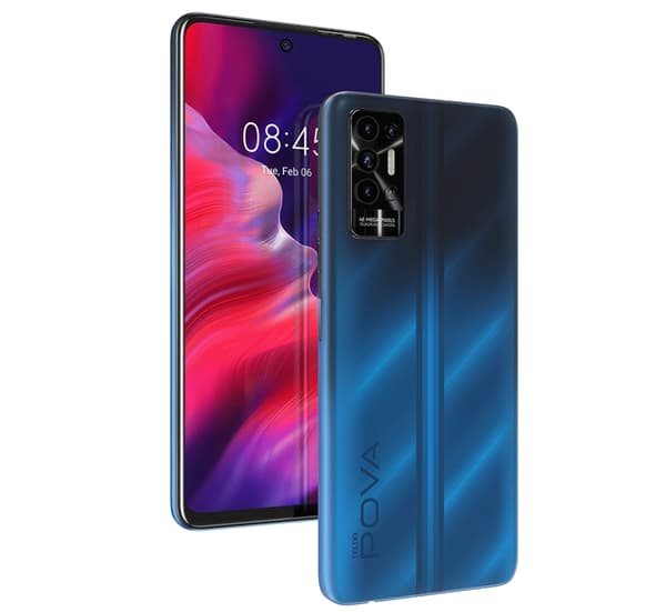 Tecno POVA2 - 128GB / 6GB - 8 MP / 16MP+2MP+2mp - 6000mAh - garantie 12 mois garantis