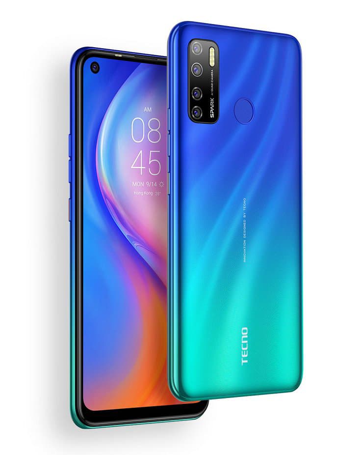 TECNO Spark 5 PRO -Smartphone -7'' -64Go/"Go - 5000 mAh - 13Mp - 3G - Lecteur d'empreinte -12 mois