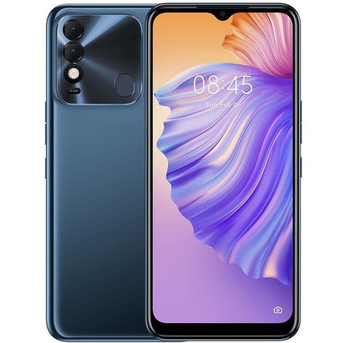 Tecno Spark 8 - 4G- 2SIM - 2/64Go - 8/16 Mpx - 5000mAh - Bleu Ciel