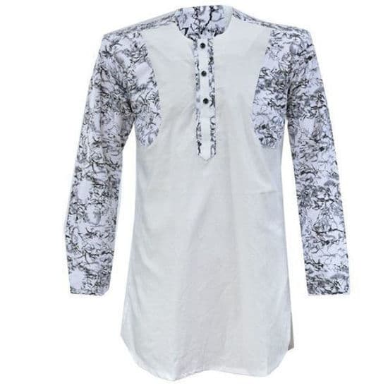 Boubou Afritude - Blanc Et Noir