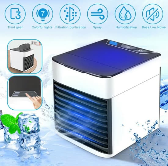 3 En 1 Mini Refroidisseur D'Air Personnel - Portatif - 375ml