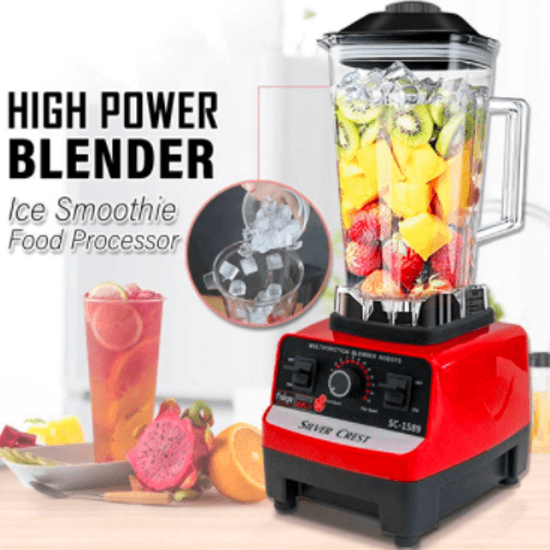 Robot Mixeur Silver Crest - 4500W - Rouge - 03Mois