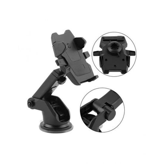 Accessoire pour téléphone portable avec ventouse télescopique Automatique - Noir