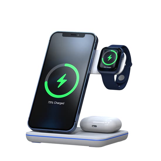Airwave Pro Max chargeur sans fil 3 en 1 - 15W