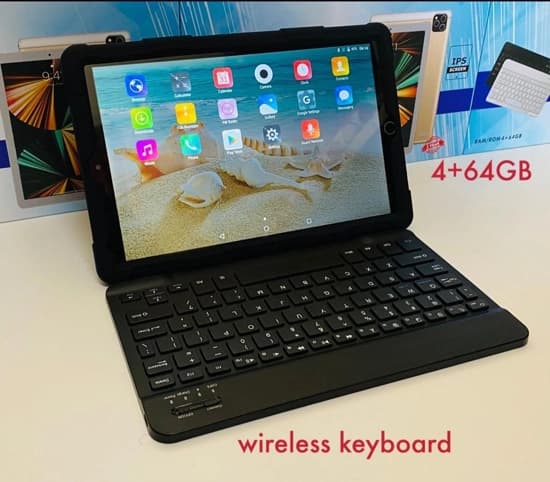 Tablette G- MAX 800 - 10,1 pouces, 64 Go, 4 Go + Pochette clavier Sans fil