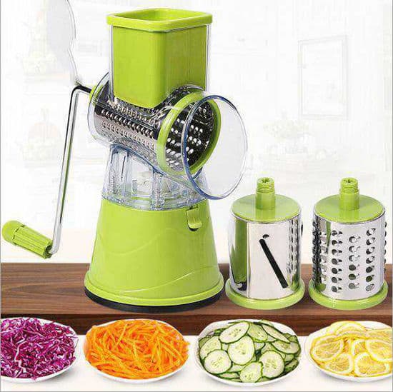 Hachoir Multifonction Manuel Râpe Rotative Coupe-légumes et fruits
