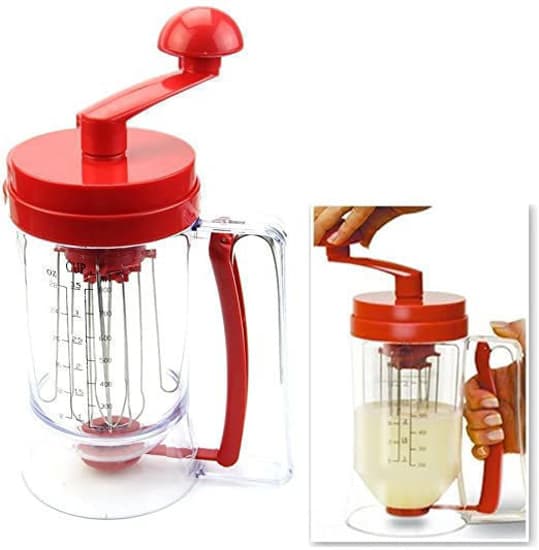 Distributeur et Mélangeur de pâte - 3L - Rouge
