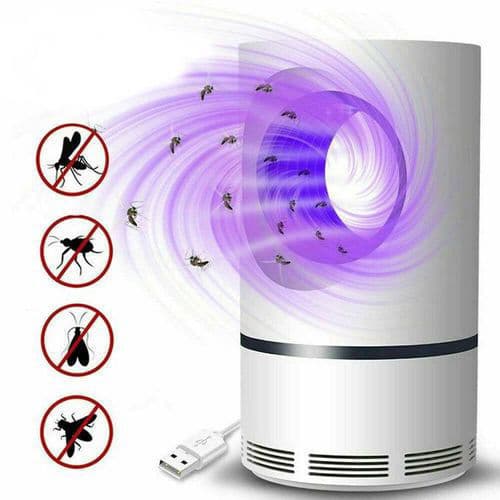 Lampe Aspirateur Anti Moustique électrique-Blanche