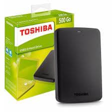 Disque dur externe 3.0 toshiba 500 GO garantie 06 mois