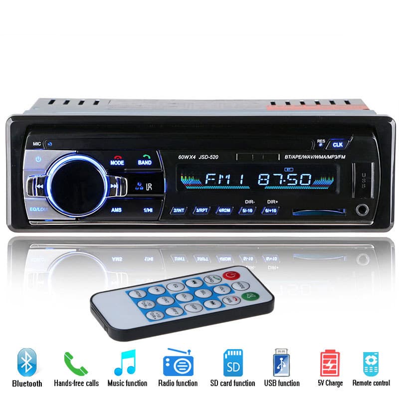 Lecteur de voiture Bluetooth Auto USB Radio SD - AUX-IN - FM stéréo MP3