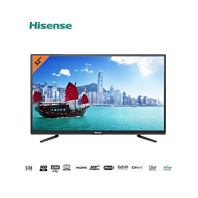 TV LED Hisense 32 pouces - 32A5200 - HD LED + Décodeur Intégré - Noir