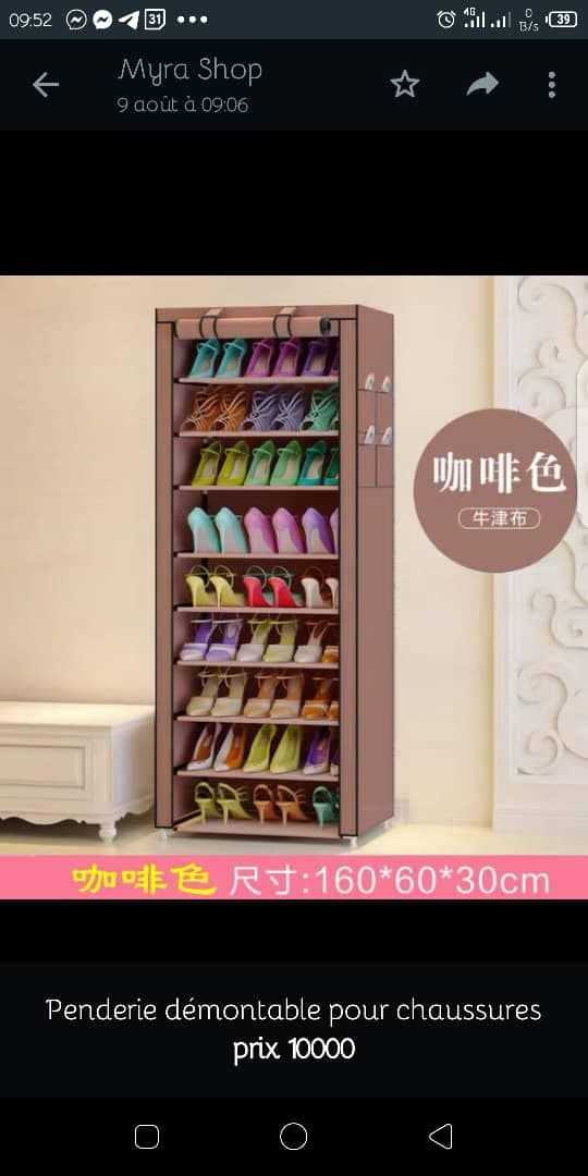 Penderie De Rangement Démontable Pour Chaussures