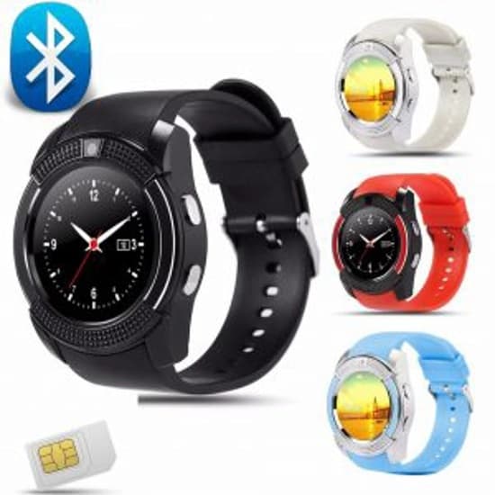 Montre Bluetooth Connectée Avec carte Sim – Noir