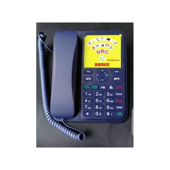 TELEPHONE FIXE MULTIMEDIA MR CELL DUAL SIM - SUPPORT FM RADIO MP3, MP4 ET CARTE SD