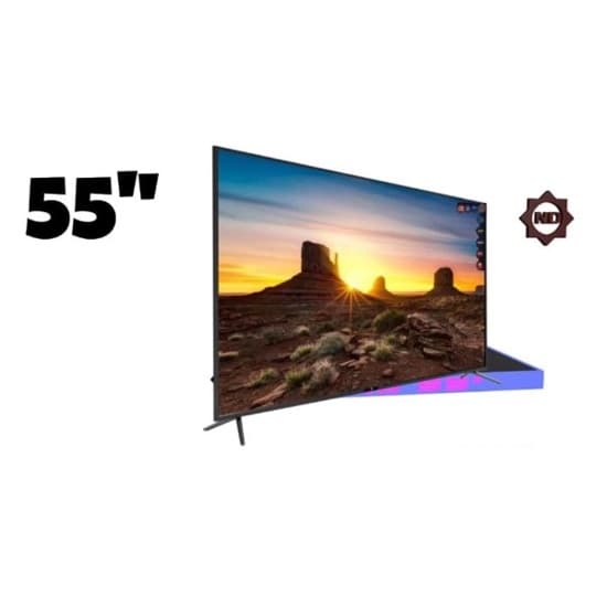 Smart TV Led 55'' Numérique N.D.E9 - full HD - décodeur et régulateur intégrés - noir - garantie 12mois