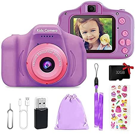 Mini Appareil Photo Numérique HD 1080P Pour Enfants 2.0 Pouces Cadeau D'anniversaire Enregistreur Vidéo Caméscope