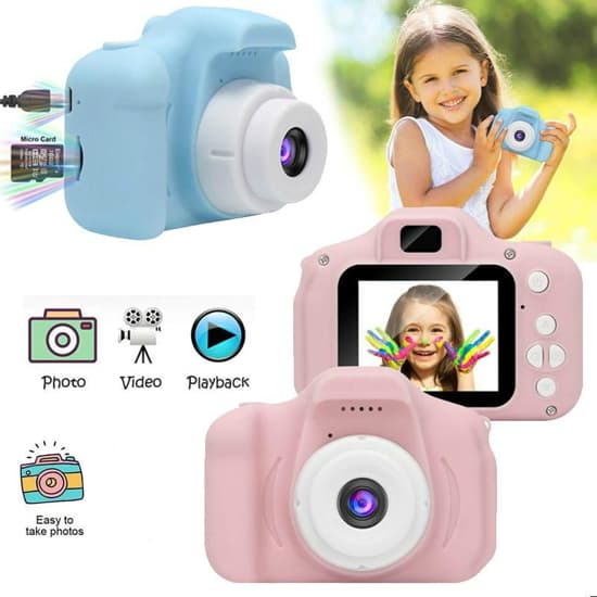 Mini Appareil Photo Numérique HD 1080P Pour Enfants 2.0 Pouces Cadeau D'anniversaire Enregistreur Vidéo Caméscope