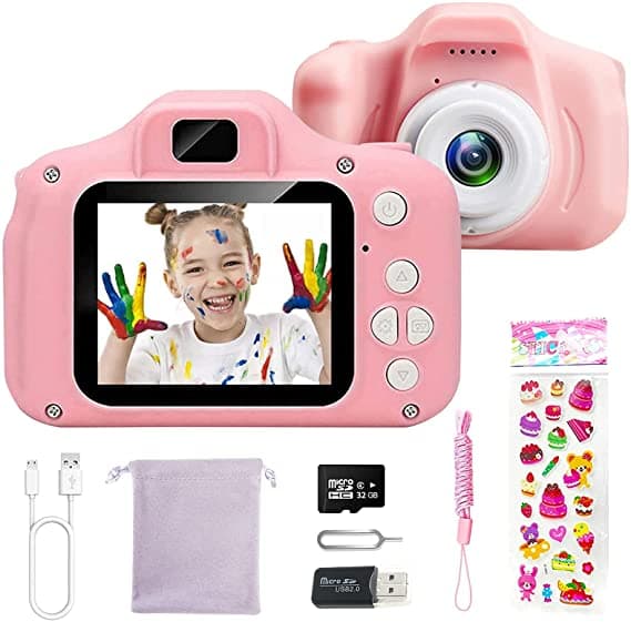 Mini Appareil Photo Numérique HD 1080P Pour Enfants 2.0 Pouces Cadeau D'anniversaire Enregistreur Vidéo Caméscope