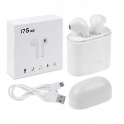 Oreillettes Sans Fil Bluetooth I7S TWS- Blanc
