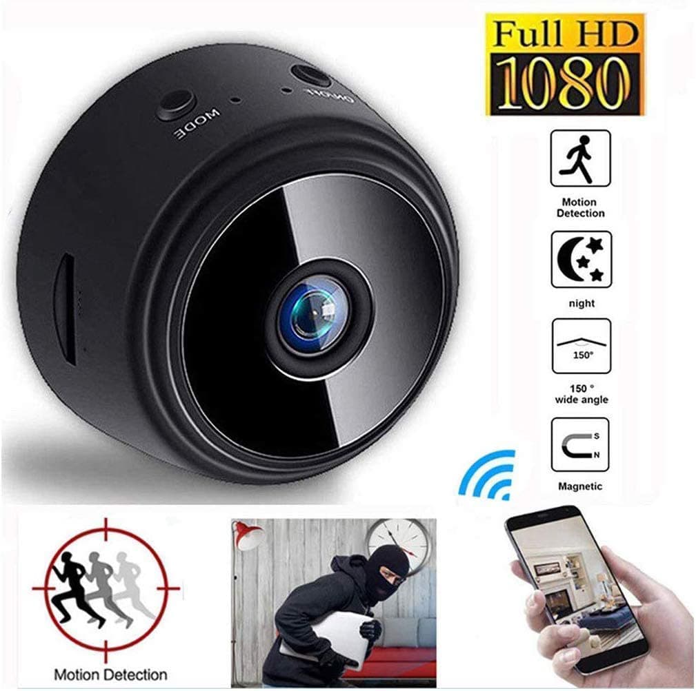 Mini caméra de vision nocturne sans fil Full HD A9 WiFi 1080P