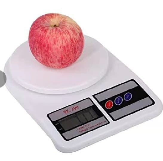 Balance de cuisine – LCD numérique – SF-400A – 7 kg – Blanc