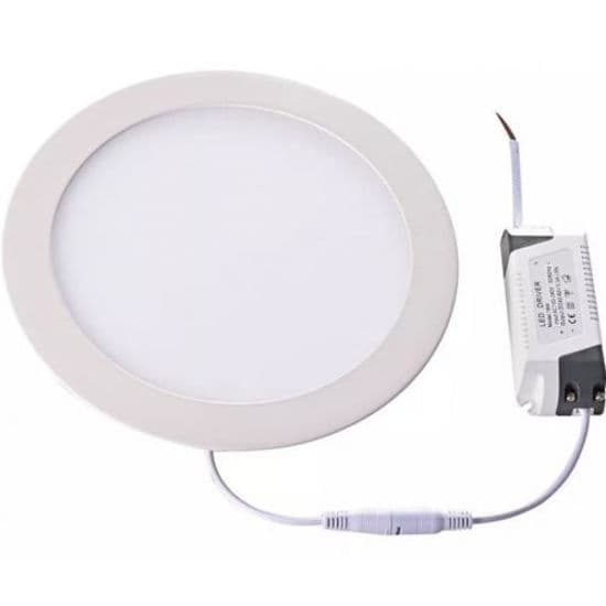 Plafonnier LED Encastrable Extra plat - 12W 960LM - Blanc