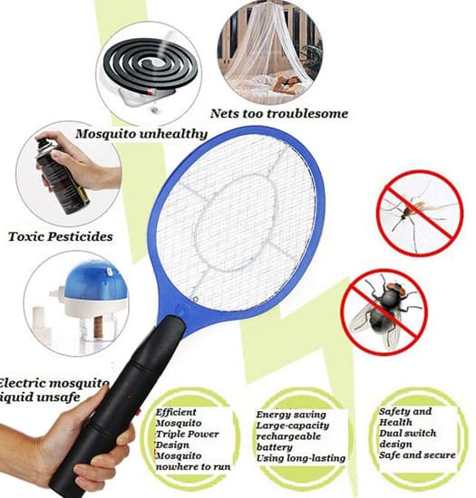 Raquette anti mouches/moustiques
