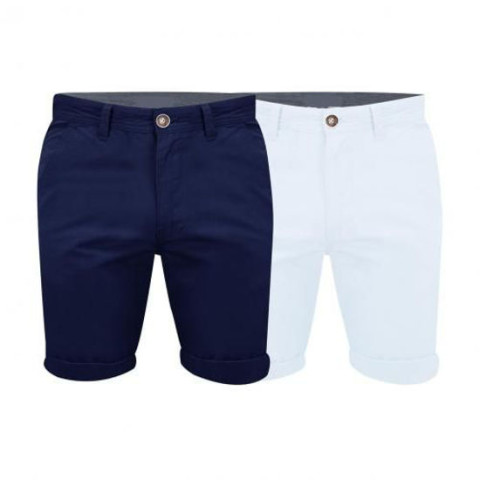 Culottes - Pack 2 Pièces - Blanc Et Bleu Nuit